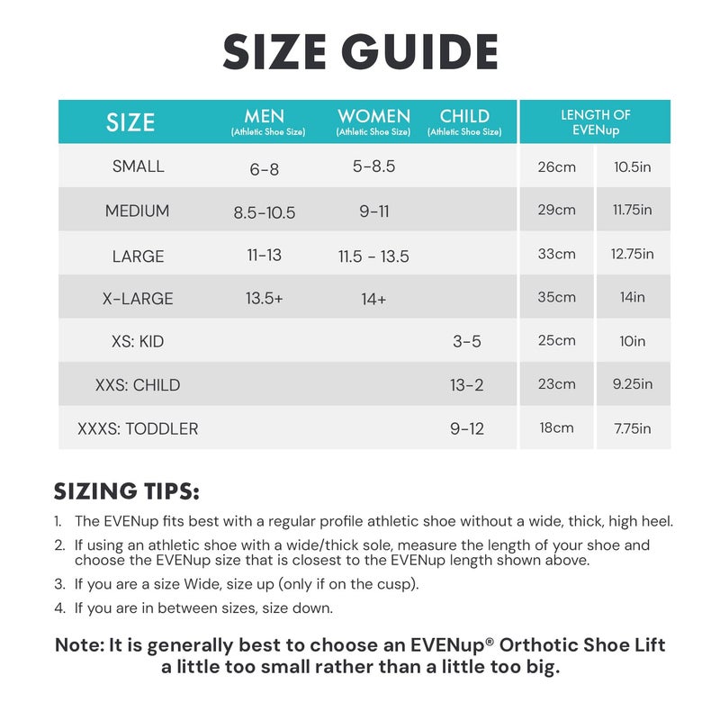 EVENup The Authentic Shoe Balancer Size X-Large for use with Walking Boot or leg length discrepancy. Improves your gait using a variety of height adjustments. - Image 2